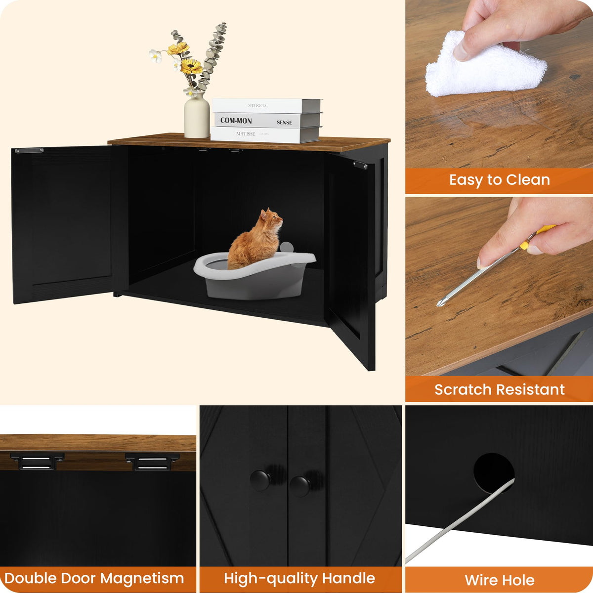 Cat Litter Box Enclosure Z2628