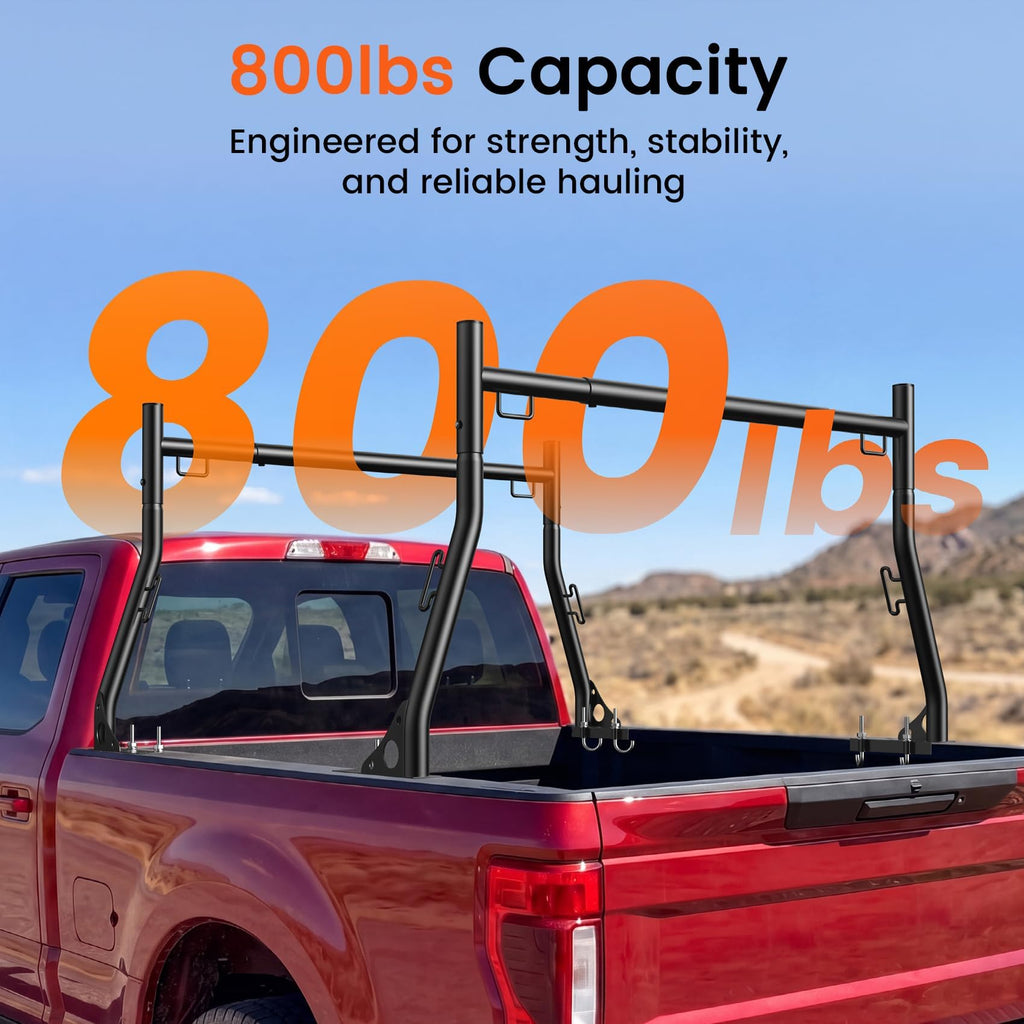 Truck Bed Ladder Racks, 800 lbs Capacity W773