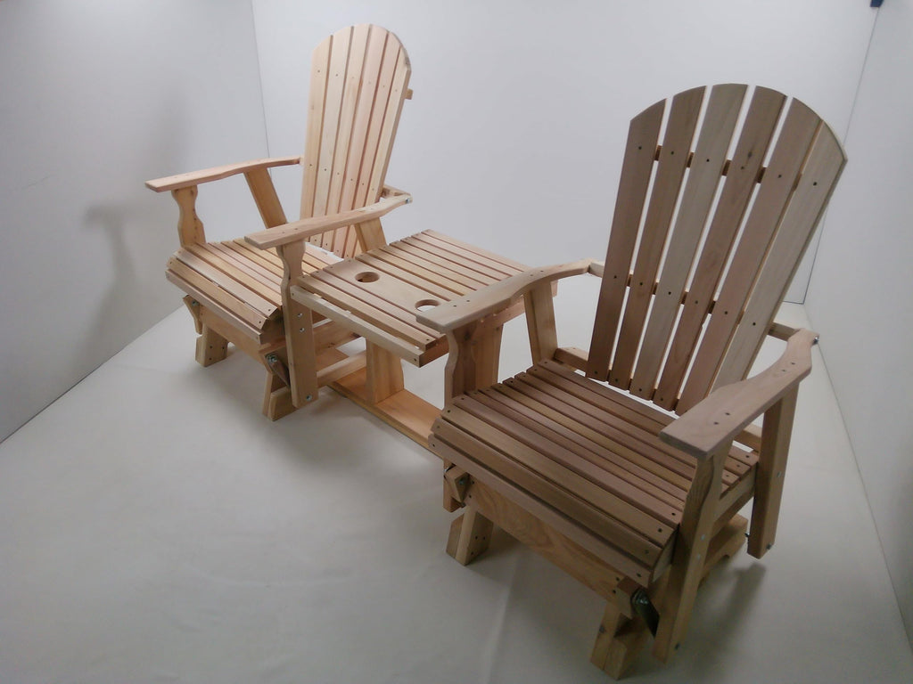 6 Foot Natural Cedar Settee Glider K134932