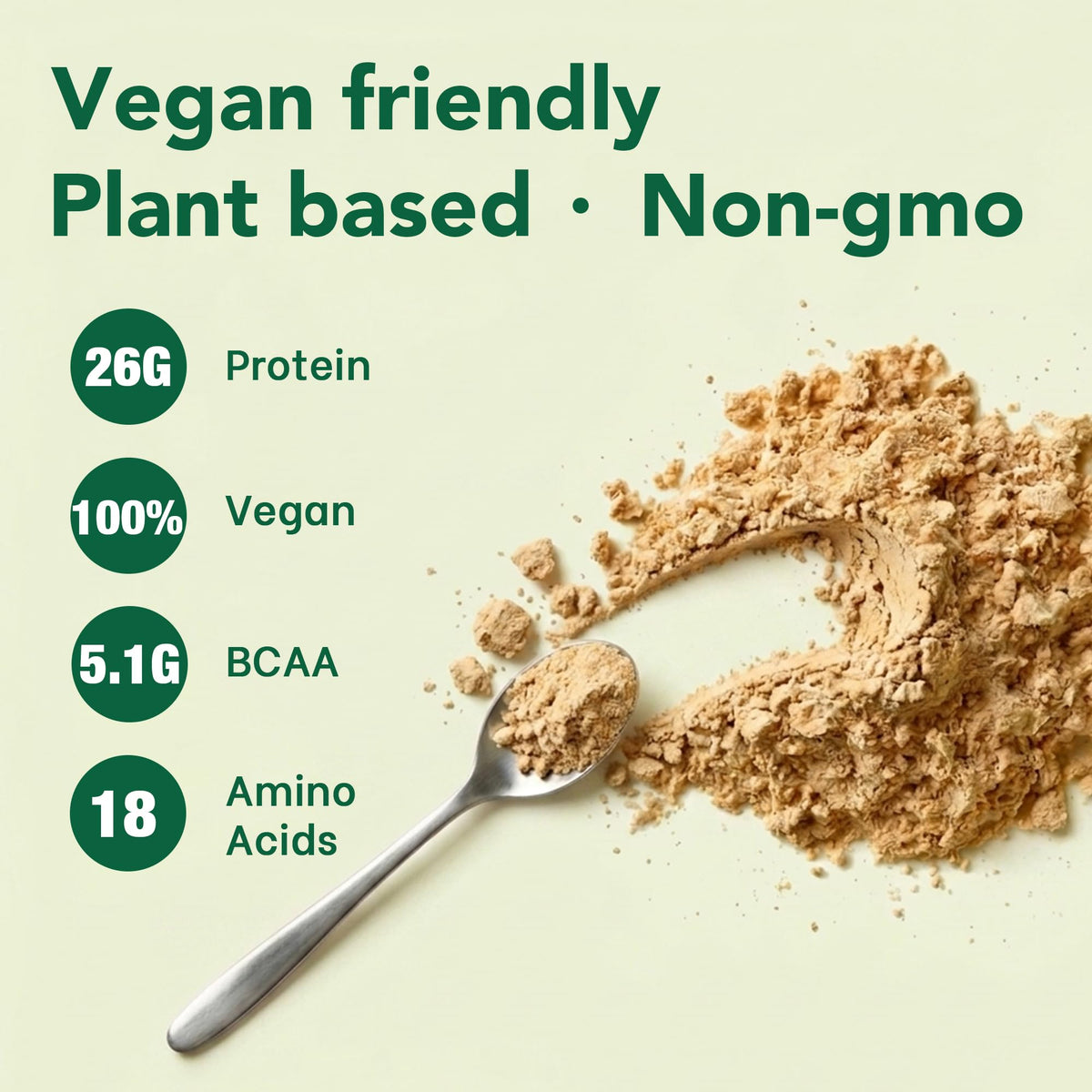 Organic Pea Protein Powder 2.62lbs B194