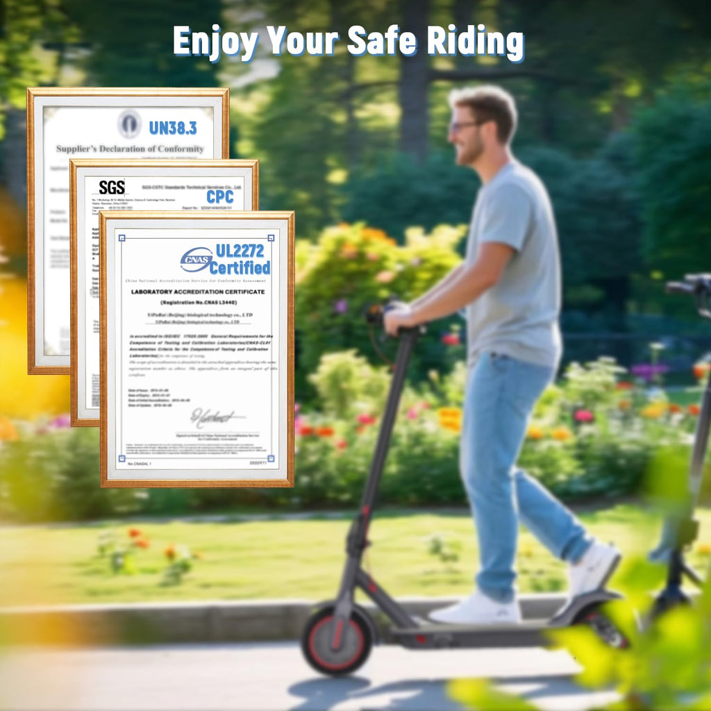 Electric Scooter 350W/500W Motor 8.5'' Solid Tire W48778