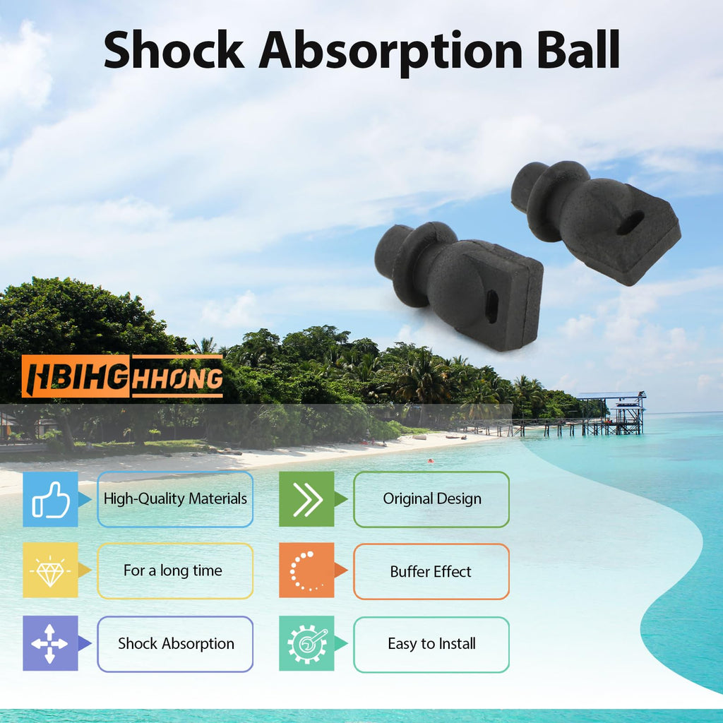 4Pcs Gimbal Shock Absorption Rubber Damper Mounts with Repair Tools E36540