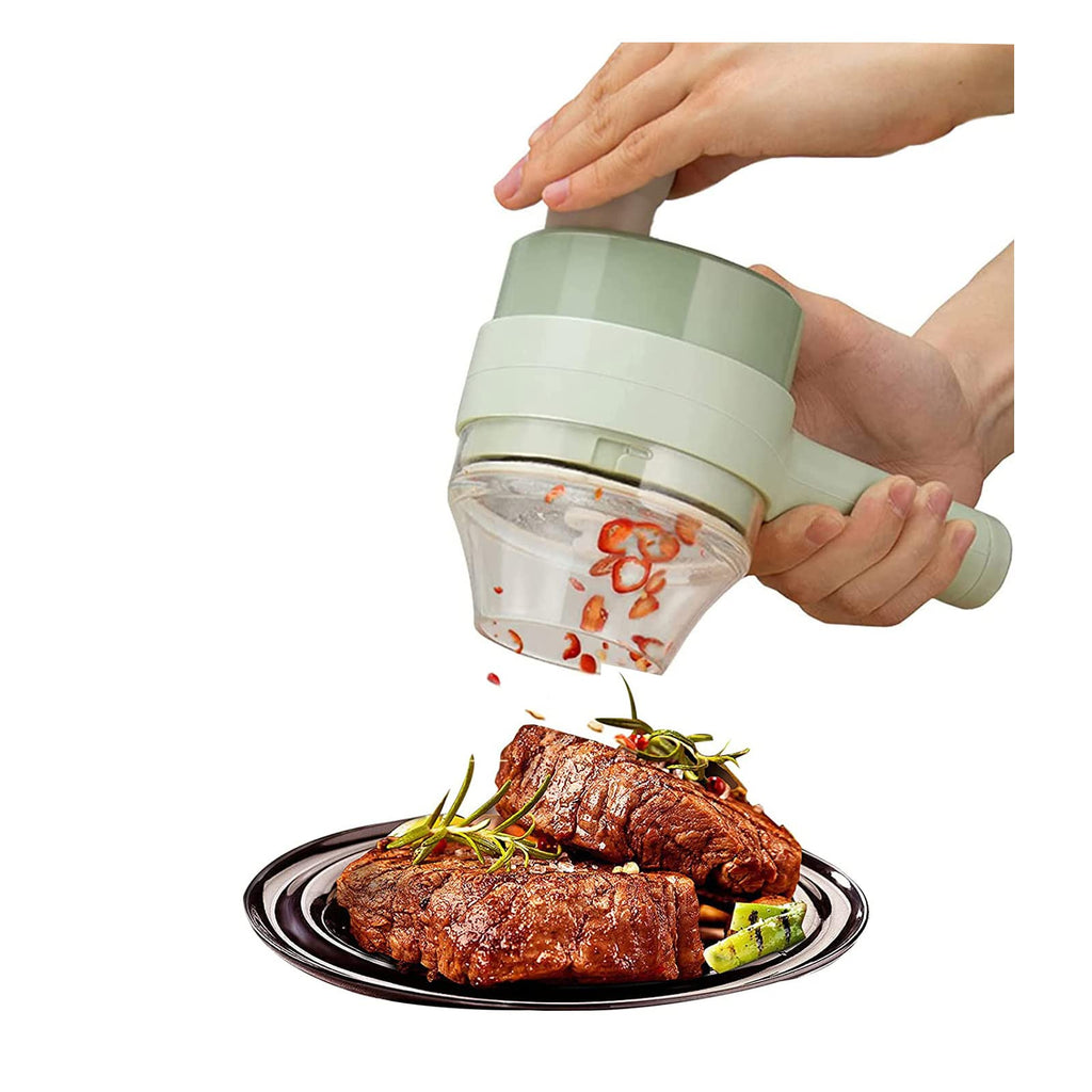 4 in 1 Handheld Electric Vegetable Cutter Set K491185