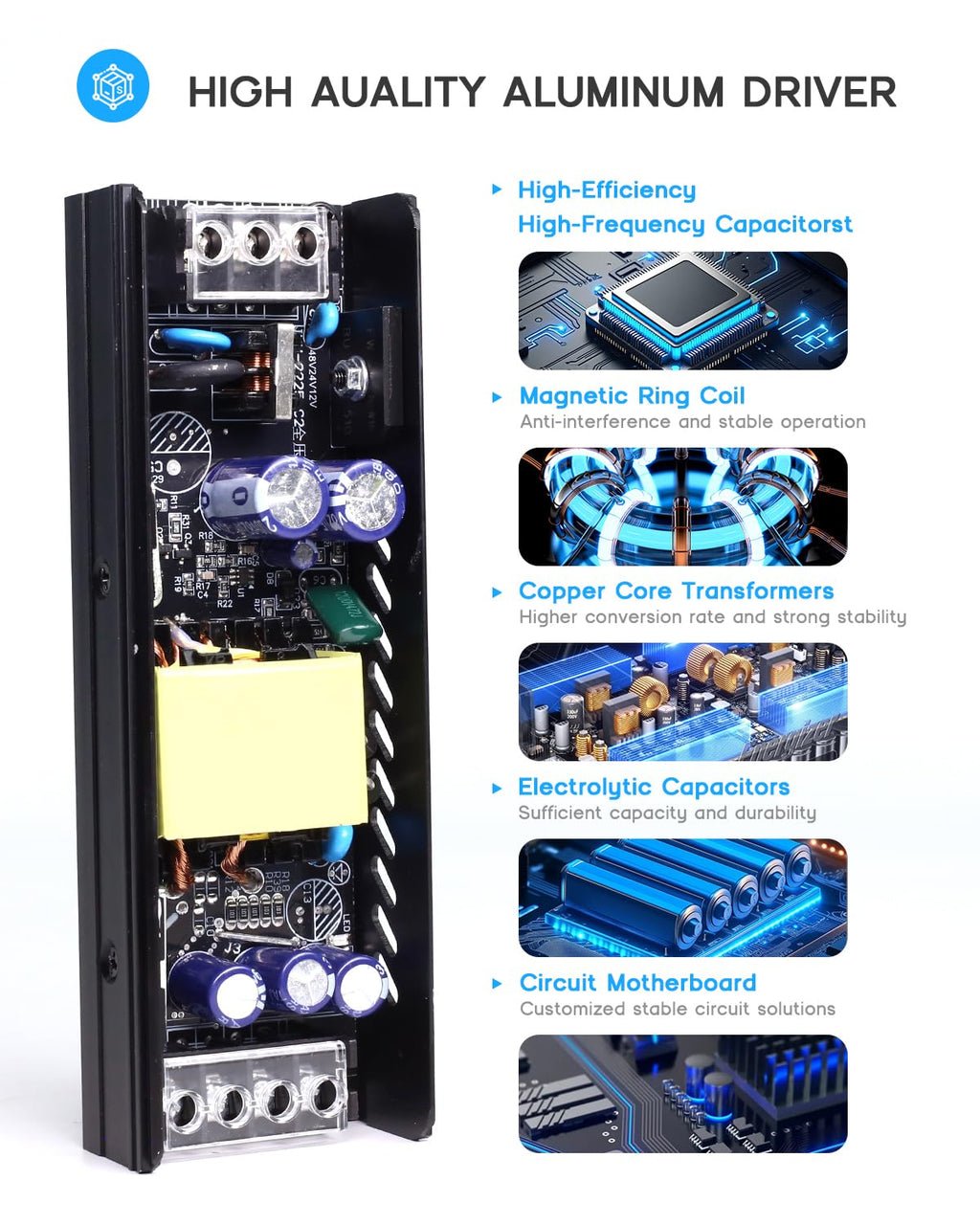24V 200W Power Supply AC to DC Converter J161273