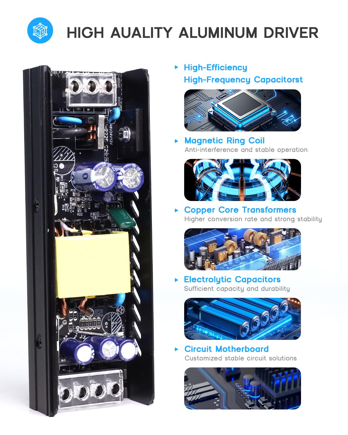 24V 200W Power Supply AC to DC Converter J161273