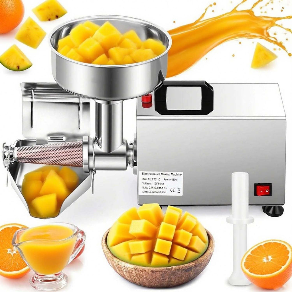450W Large Capacity Stainless Steel Jam Machine K895