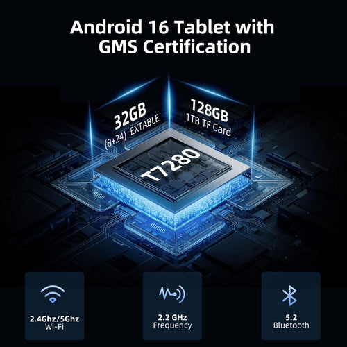 10 Inch Android 16 Tablet 32GB RAM 128GB ROM B6597