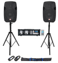 10" DJ PA Speaker Pair with Powered Mixer S890842