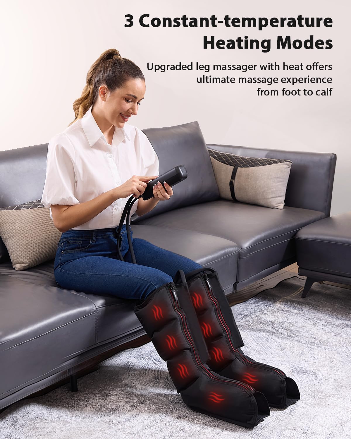 Leg Massager with Heat and Compression K550791