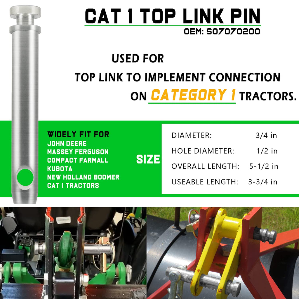 Quick Hitch Bushing Kit with Top Link Pin V6507