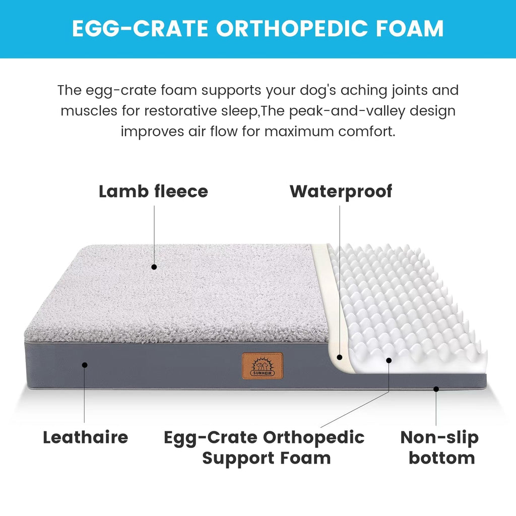 Washable Orthopedic Large Dog Bed Y669