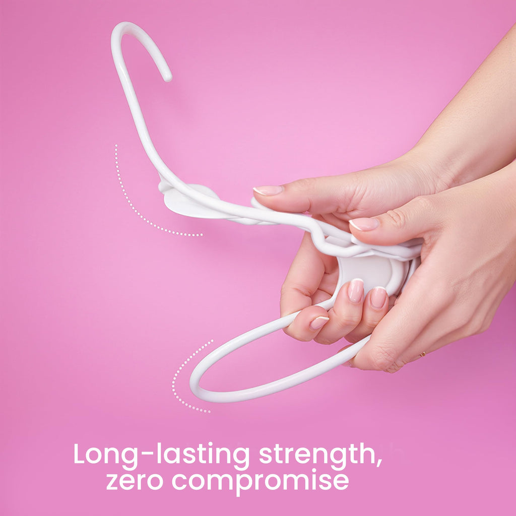 Plastic Hangers 50 Pack White X543498