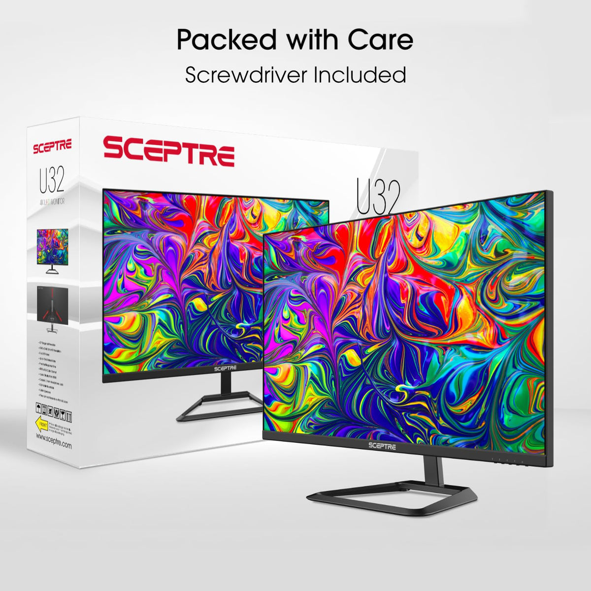 32-inch 4K UHD Monitor 70Hz DisplayPort HDMI Speakers U821458