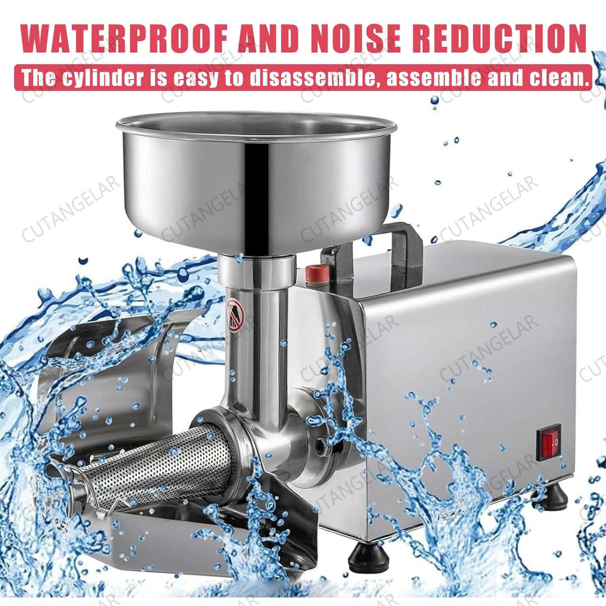 450W Large Capacity Stainless Steel Jam Machine K895