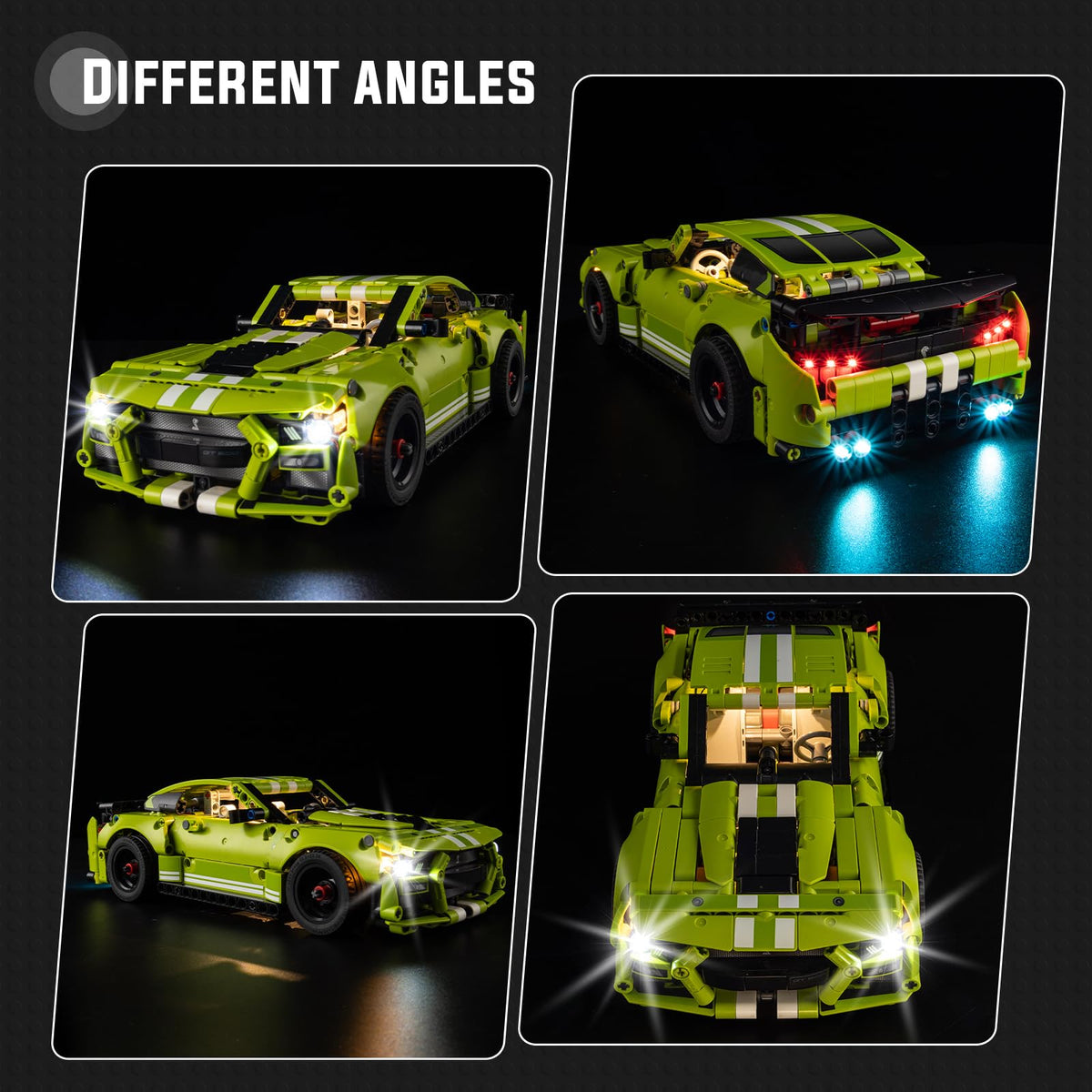 Light Kit Compatible with Technic Car, Lighting Accessories for Display G62508