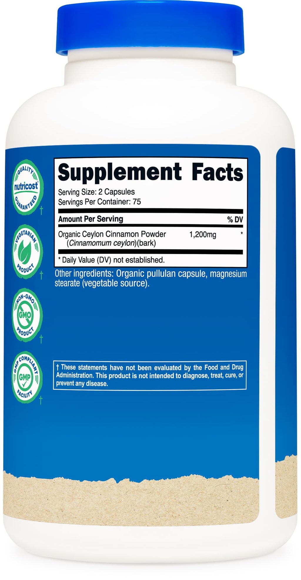Cinnamon 1,200mg 150 Capsules P85992