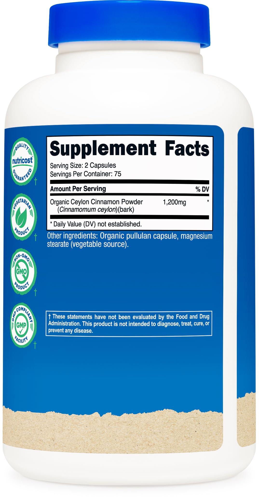 Cinnamon 1,200mg 150 Capsules P85992