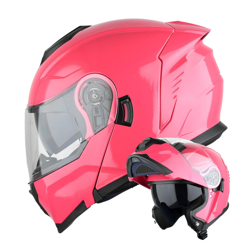 Modular Flip up Dual Visor Full Face Motorcycle Helmet H17639