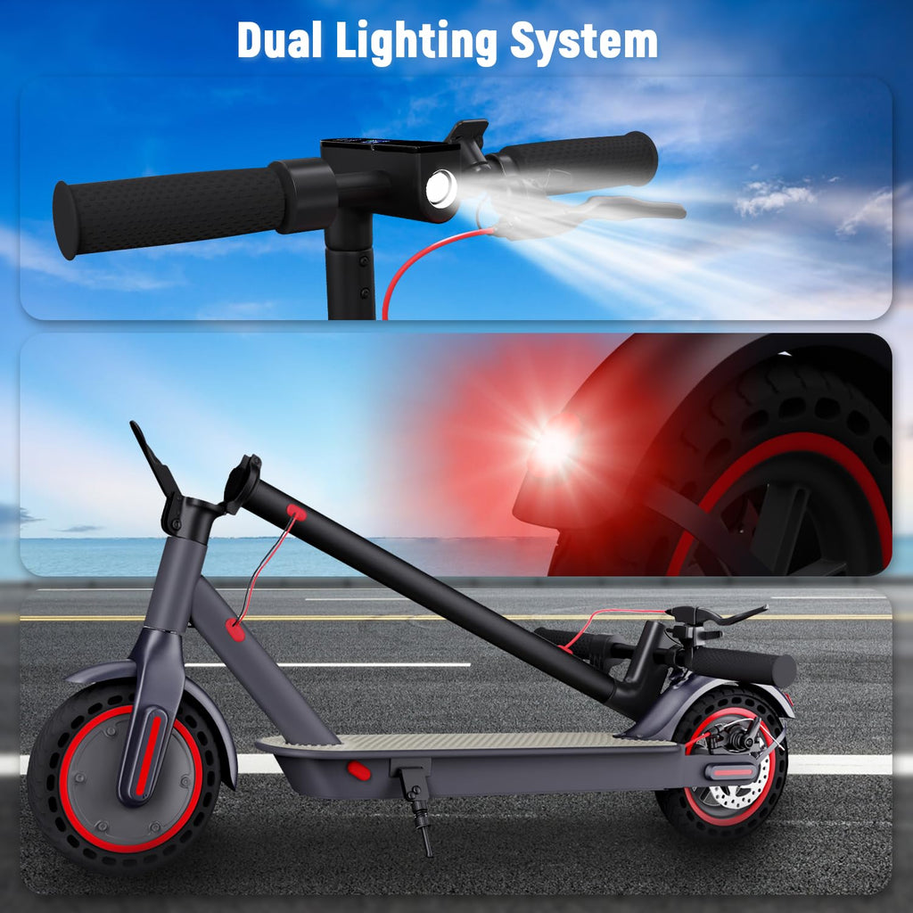 Electric Scooter 350W/500W Motor 8.5'' Solid Tire W48778