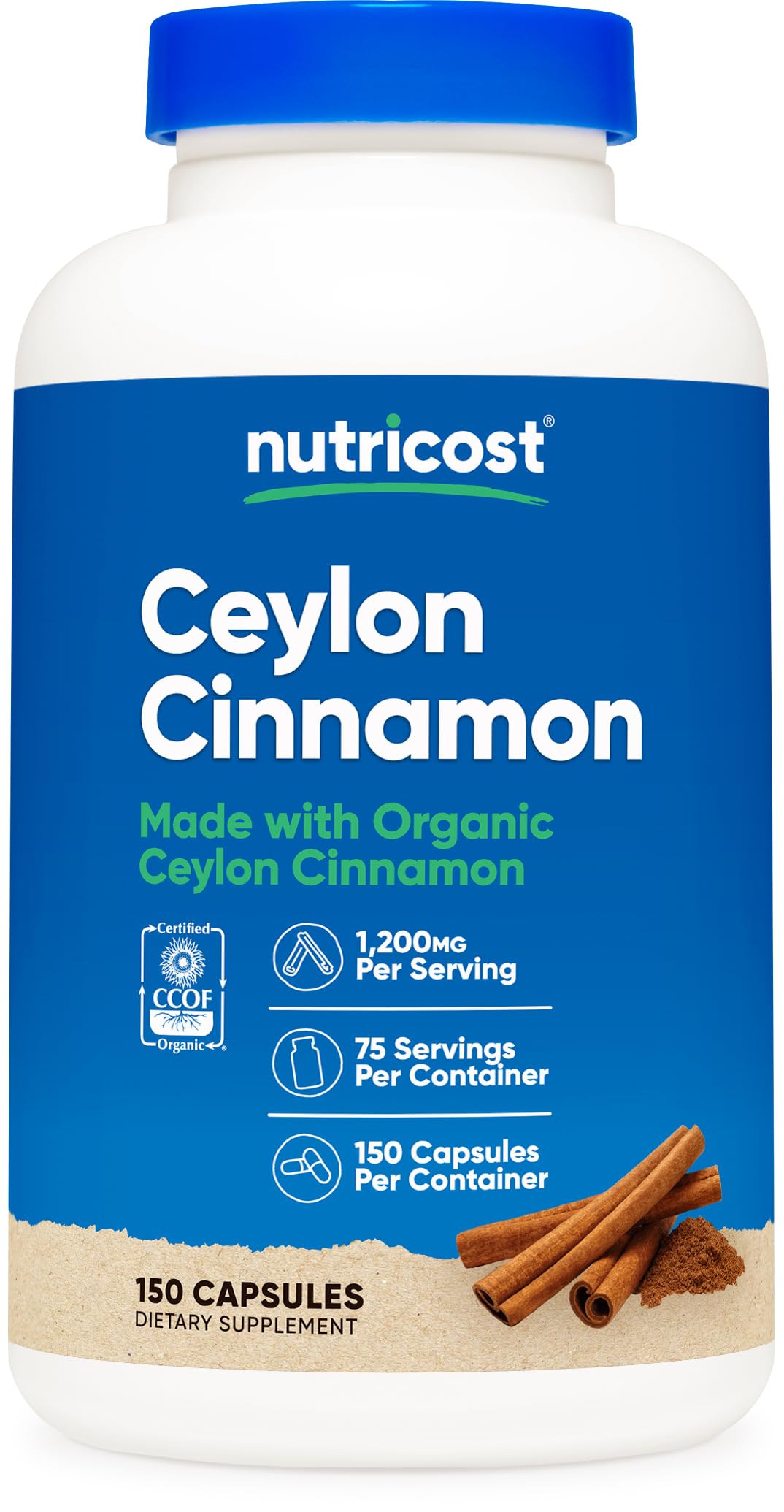 Cinnamon 1,200mg 150 Capsules P85992