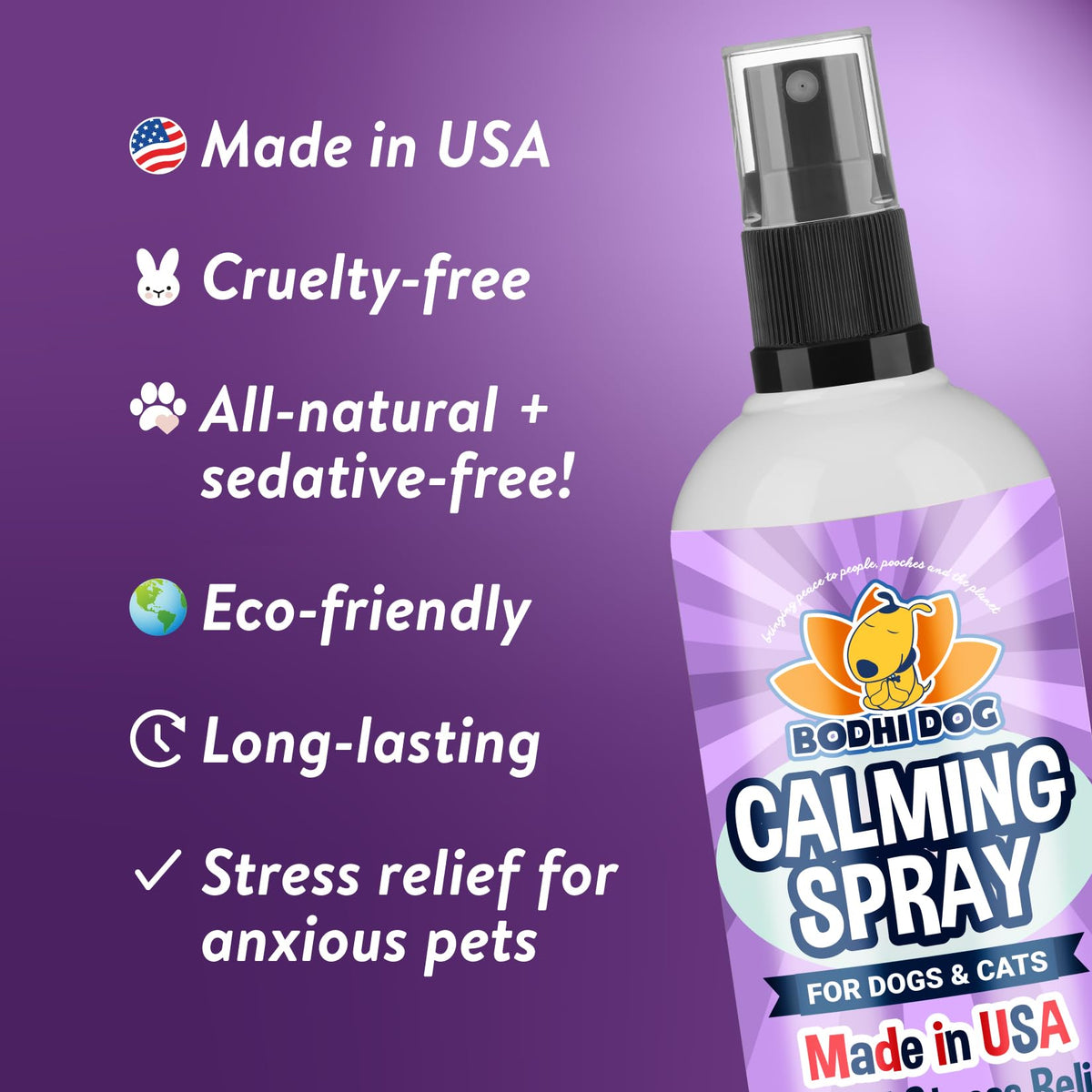 Lavender Calming Spray for Dogs & Cats 8 oz N979551