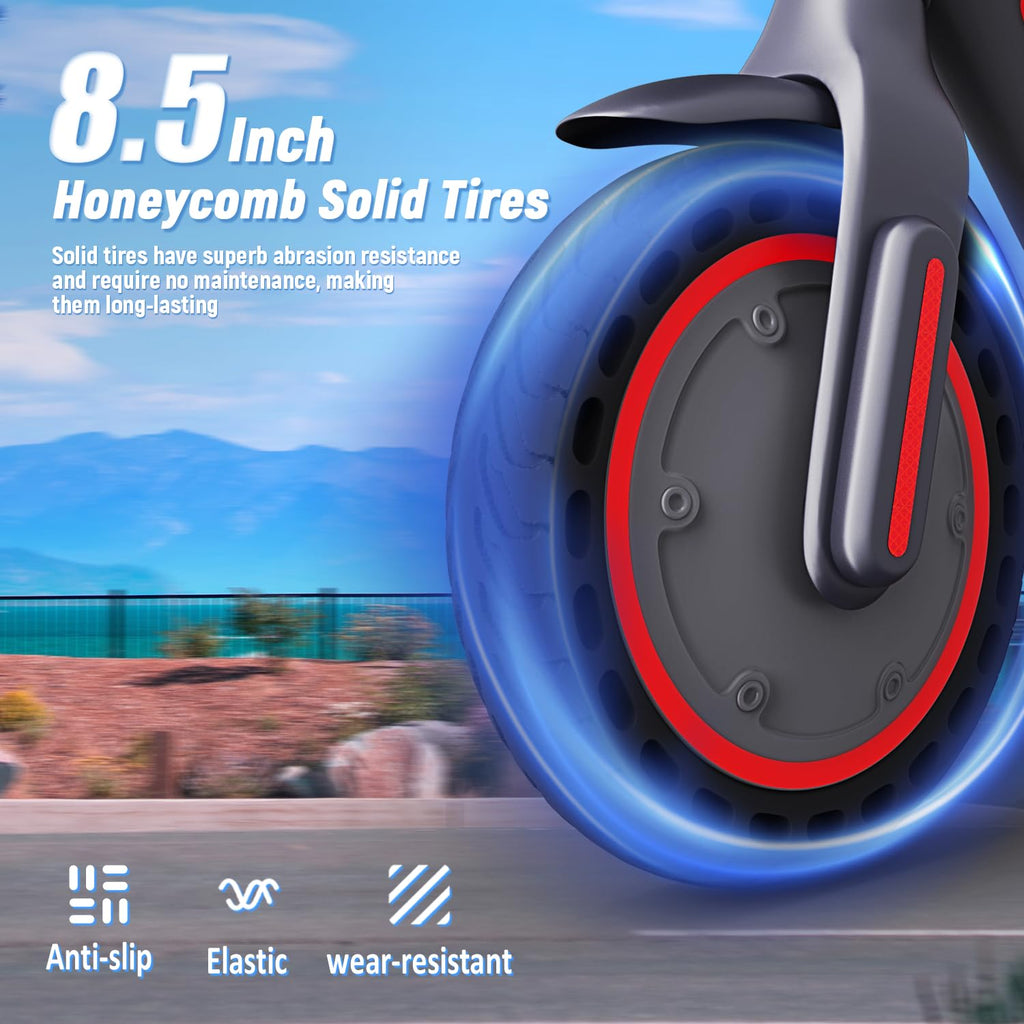 Electric Scooter 350W/500W Motor 8.5'' Solid Tire W48778