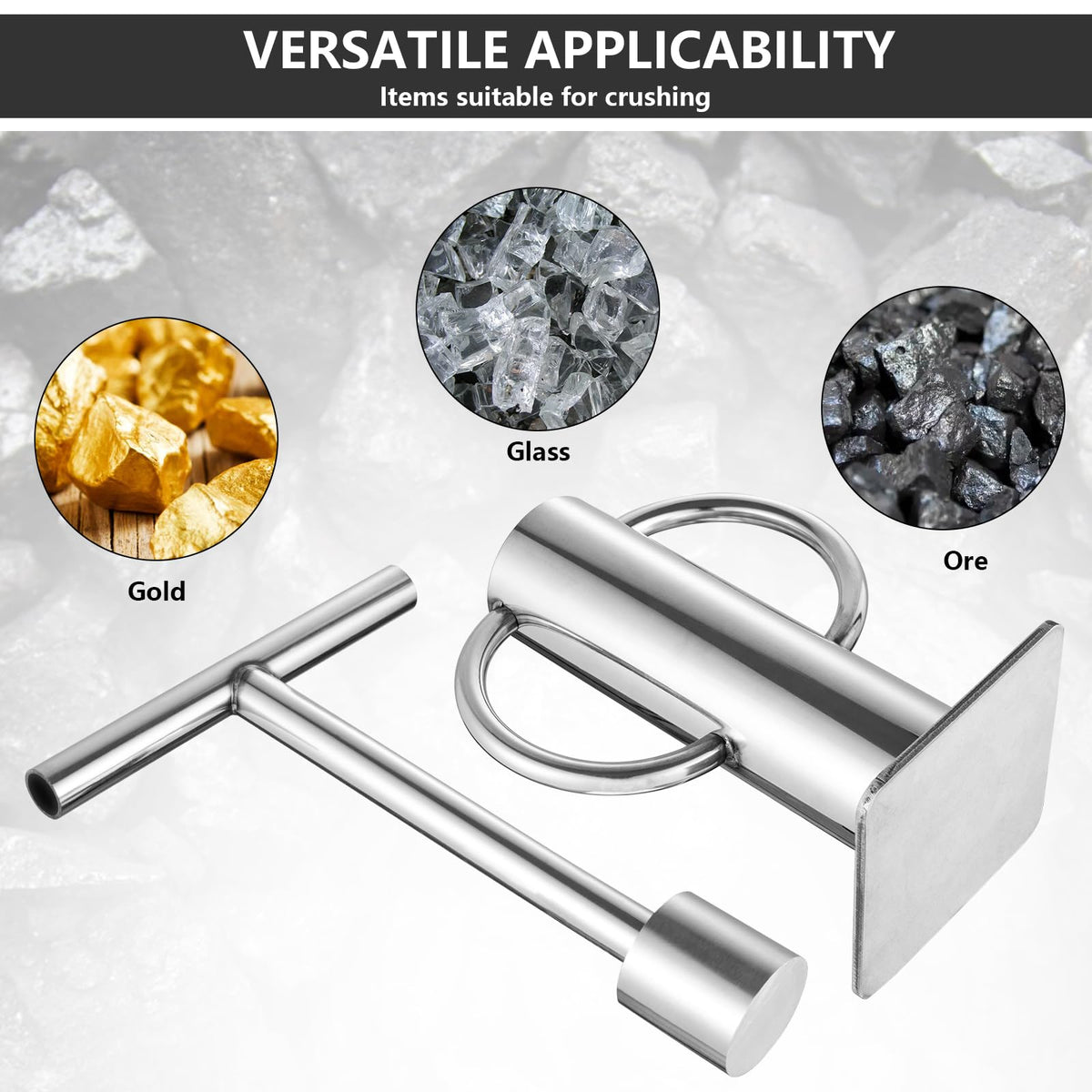 Stainless Steel Rock Crusher I42956