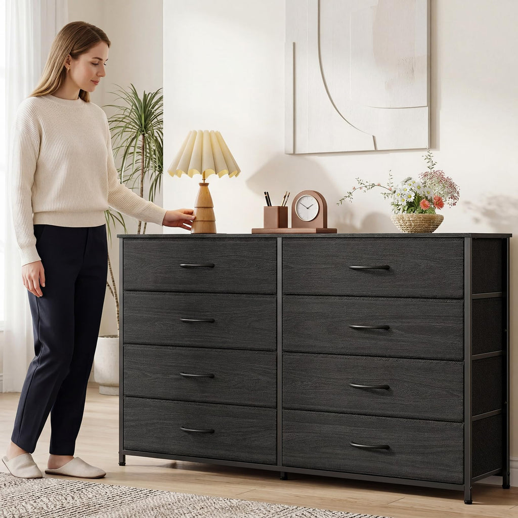 Wide 8 Drawer Dresser G6948