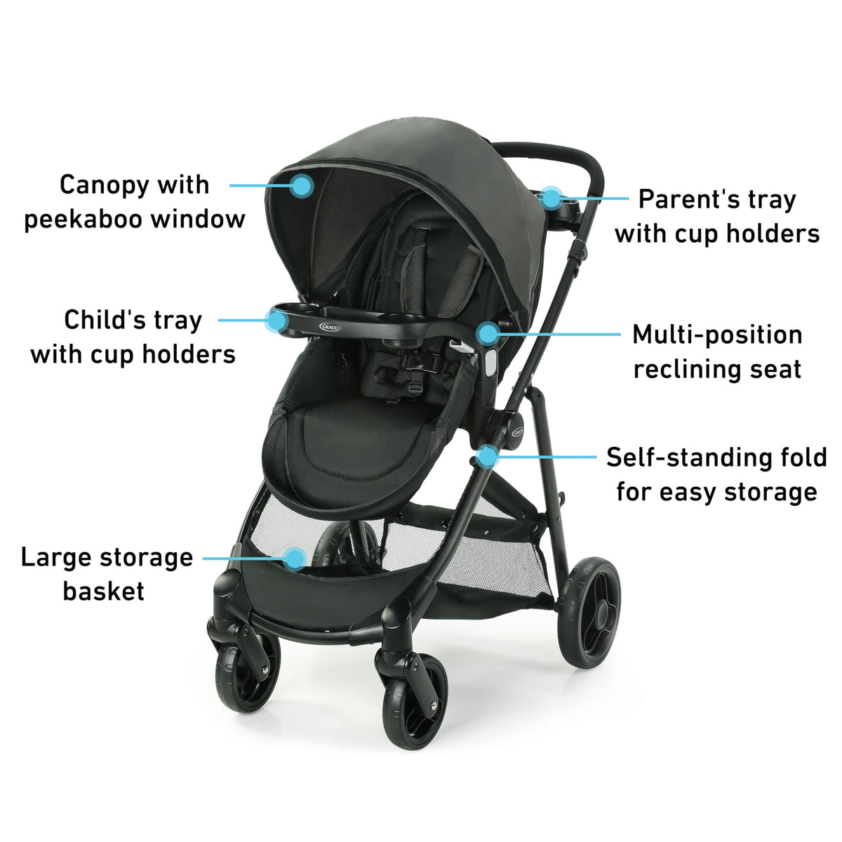 3-in-1 Travel System Stroller and Car Seat G9256