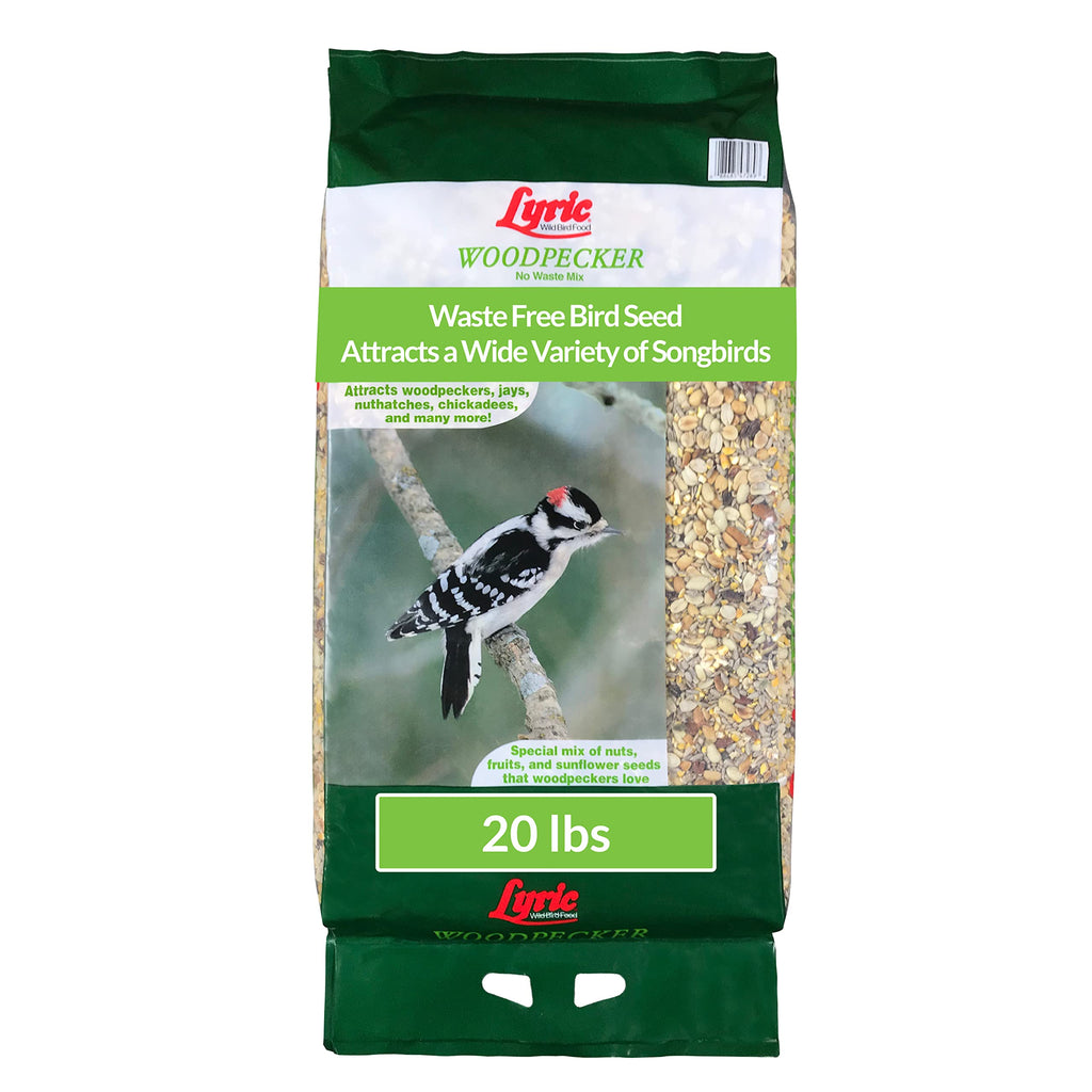 Woodpecker Wild Bird Seed 20 lb & Peanut Pieces 15 lb Nut & Fruit Mix F160977
