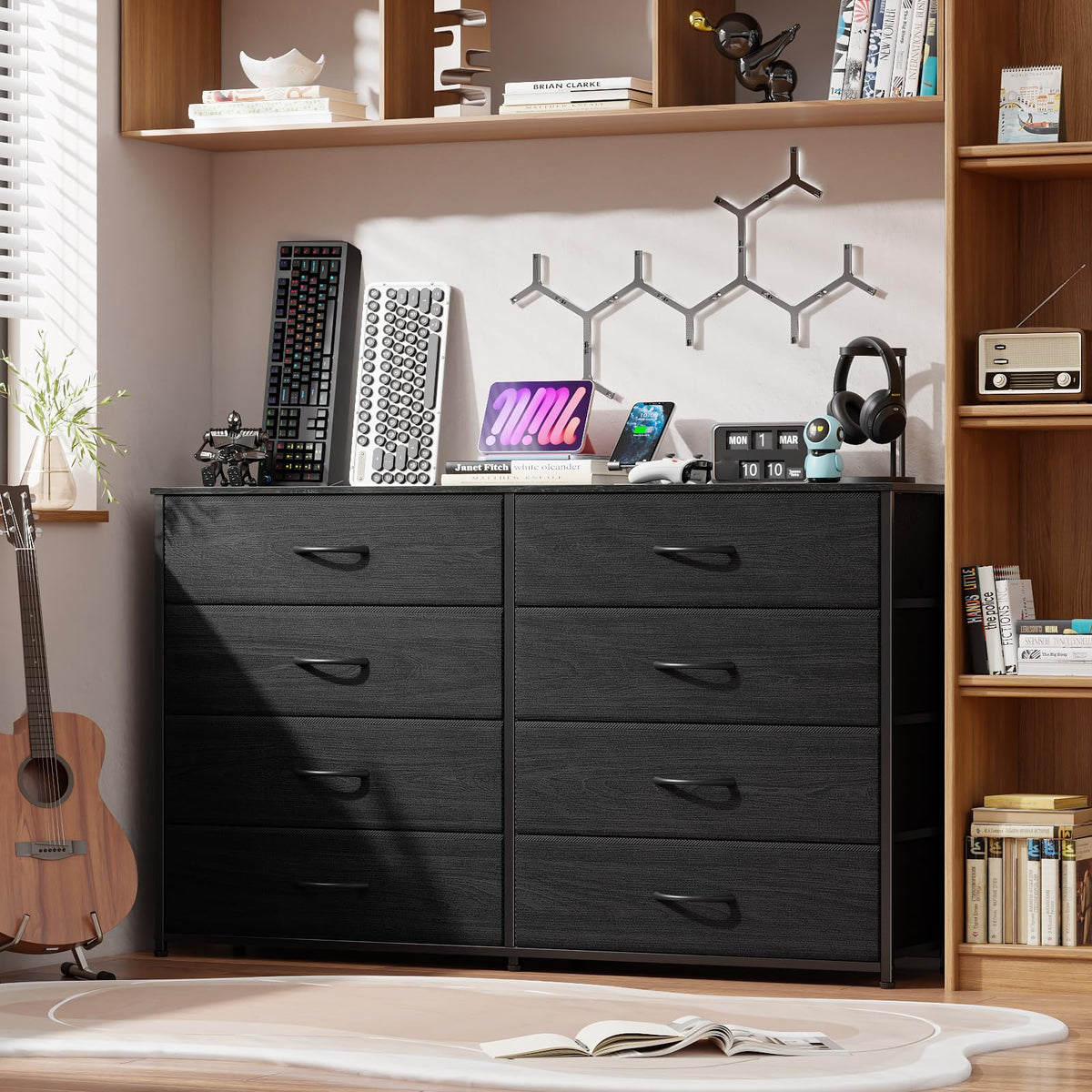 Wide 8 Drawer Dresser G6948
