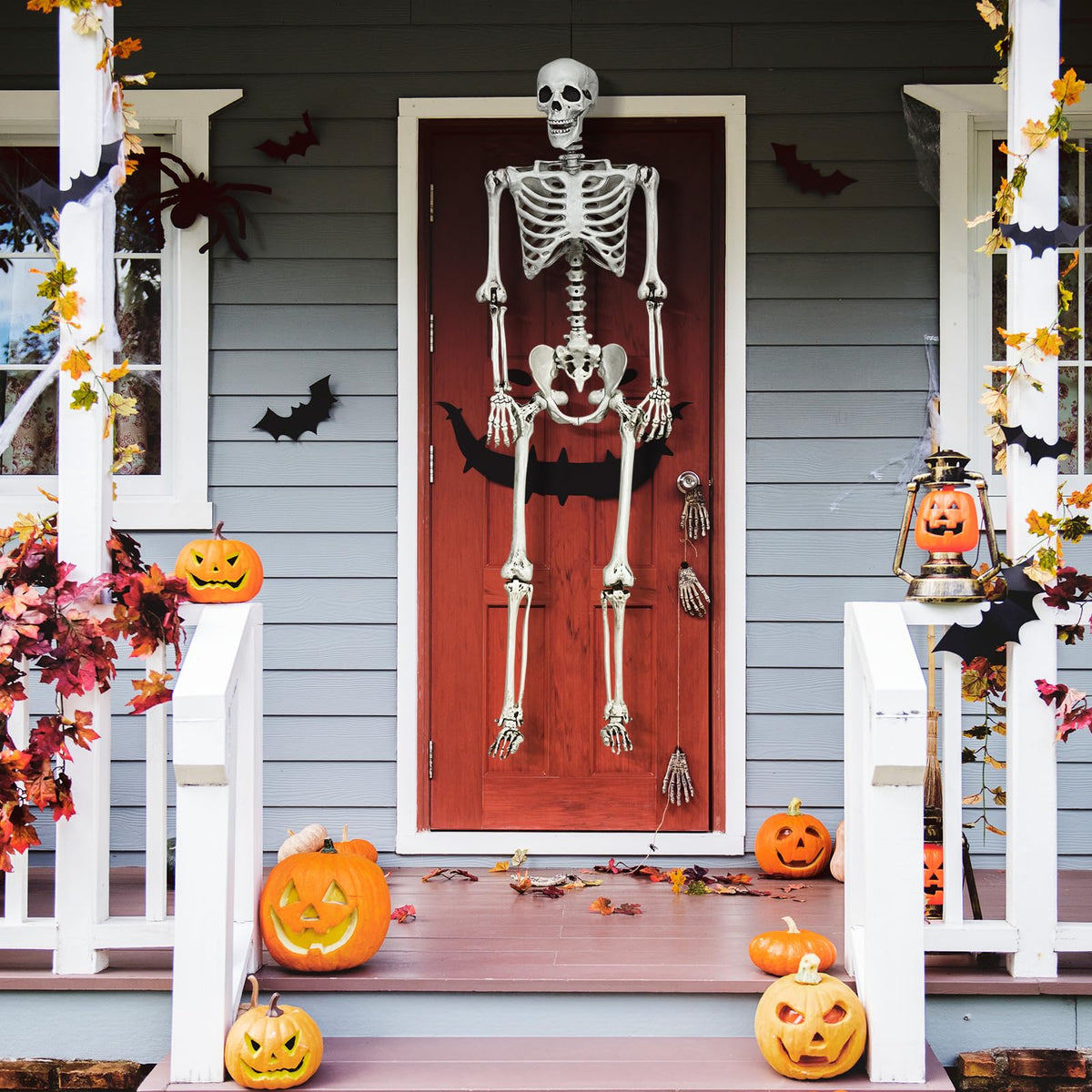 5.4 FT Posable Skeleton Decoration O677956