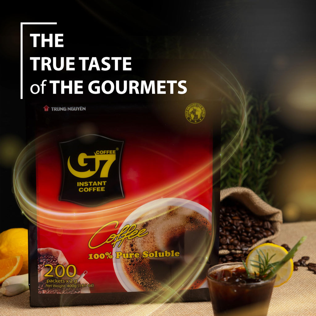 Black Instant Coffee 200 Sachets H7918