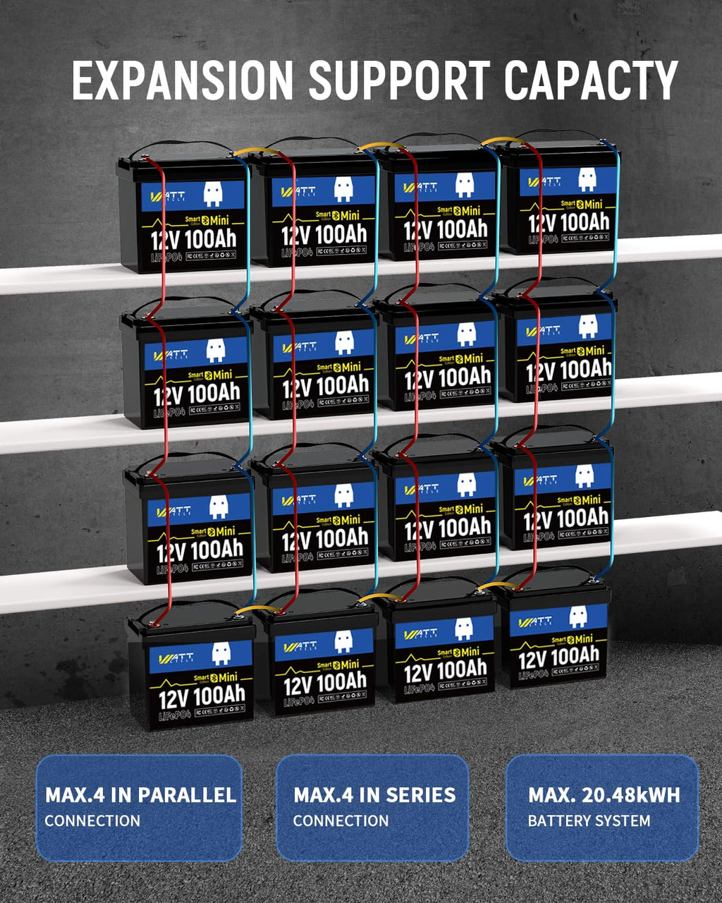12V 100Ah Mini LiFePO4 Battery Group 24 F9289