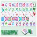 160 Acrylic Engraved Mahjong Tile Set N23810