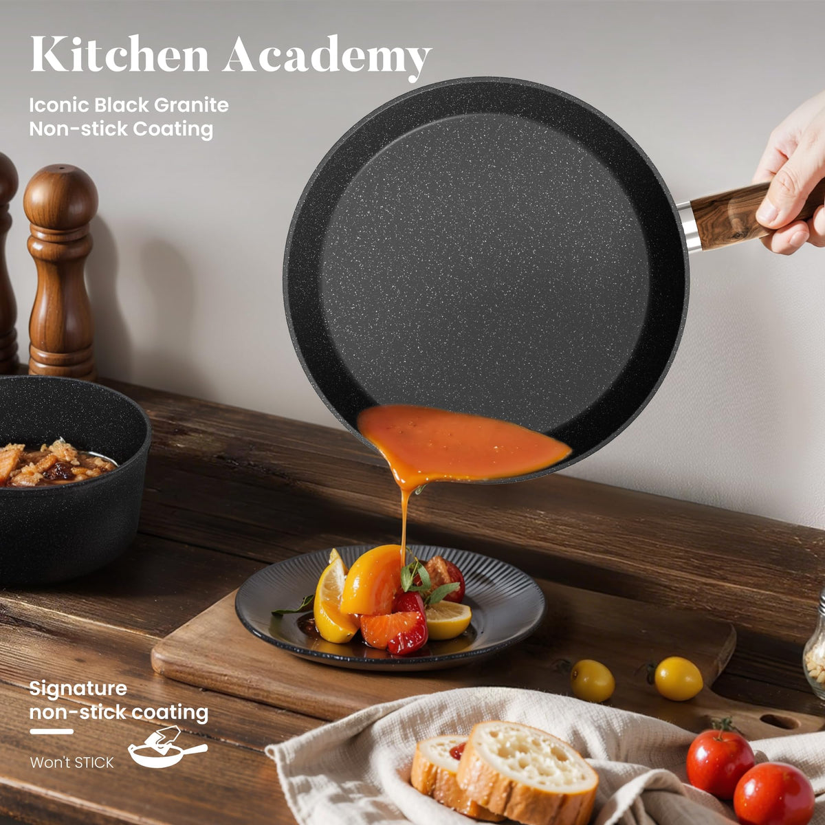 12 Pcs Non Stick Induction Cookware Set R42856
