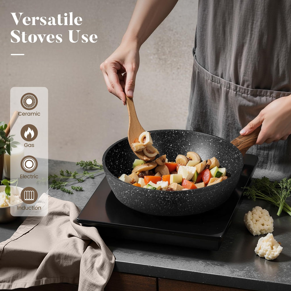 12 Pcs Non Stick Induction Cookware Set R42856