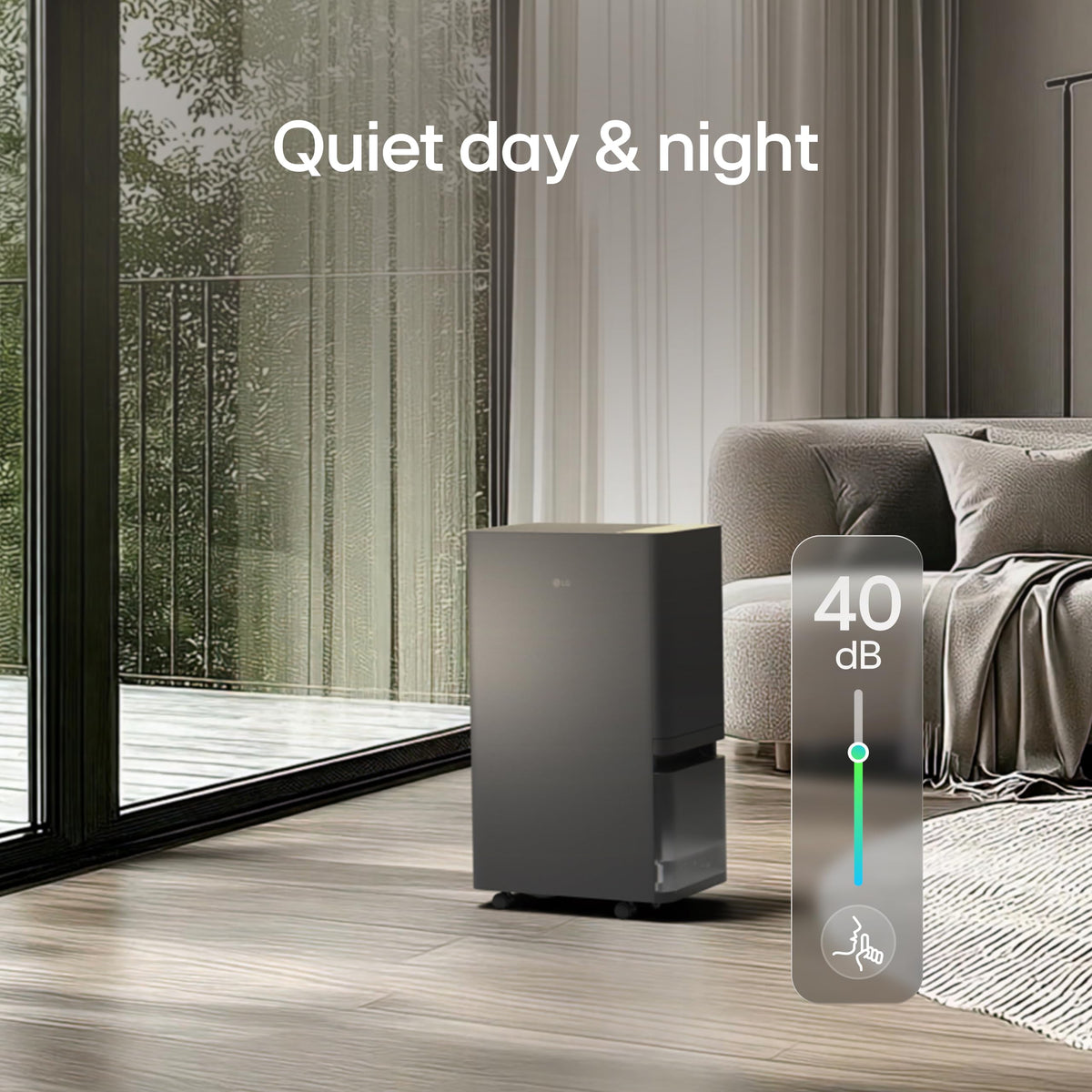 50 Pint/day WiFi Dehumidifier with Drain Hose J69892