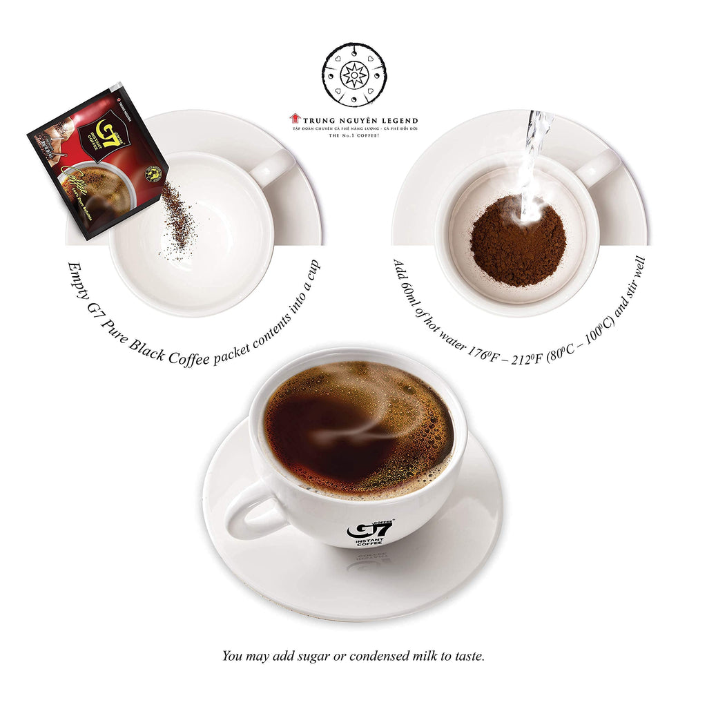 Black Instant Coffee 200 Sachets H7918