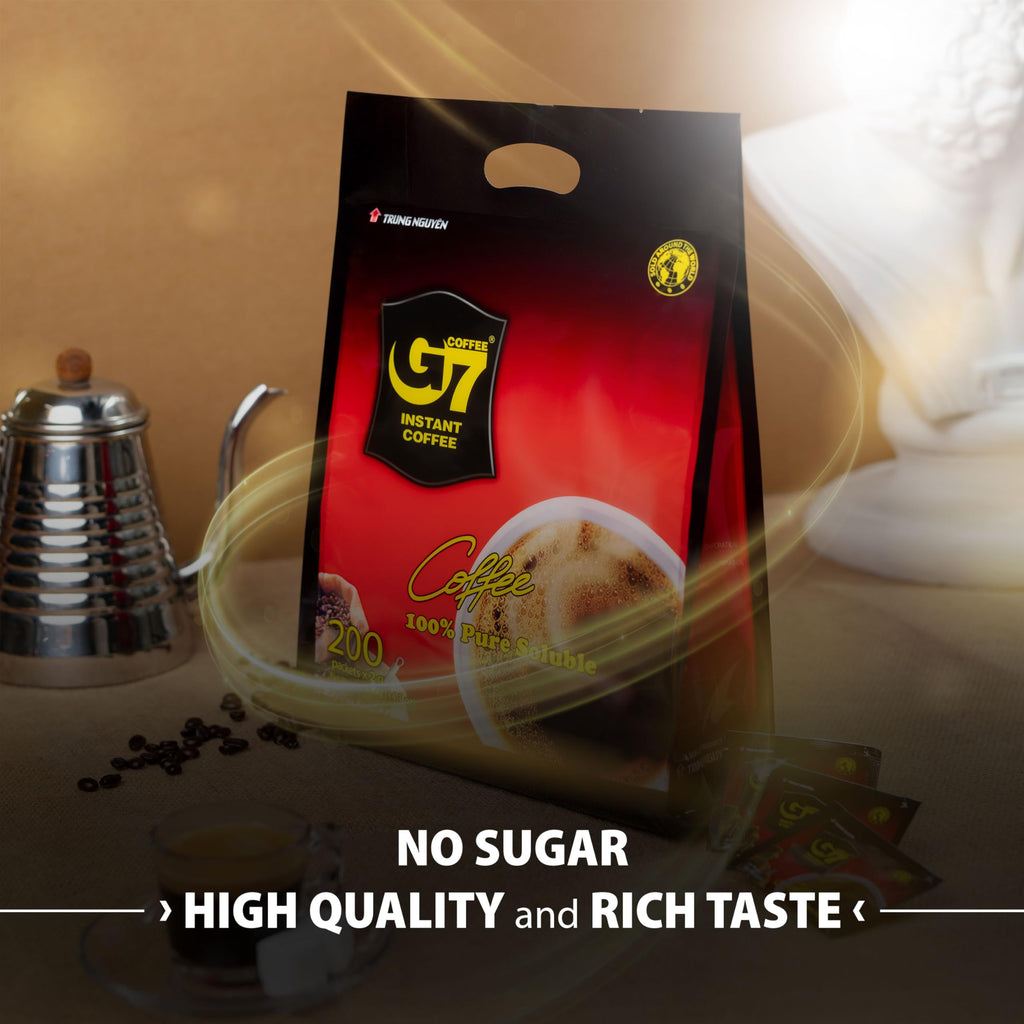 Black Instant Coffee 200 Sachets H7918