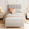 Twin Bed Frame with Headboard U2845
