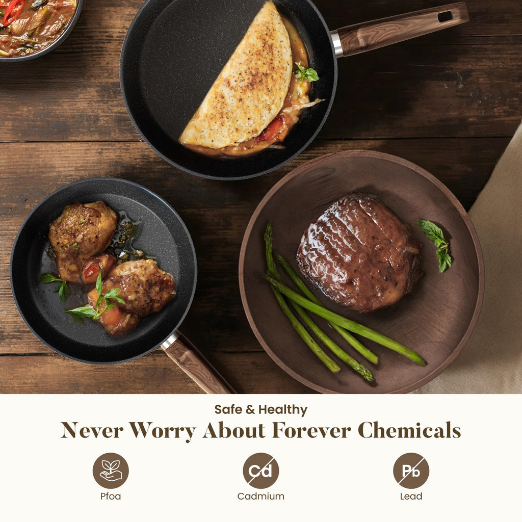 12 Pcs Non Stick Induction Cookware Set R42856