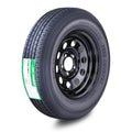 Trailer Tire Wheel ST205/75R15 Black Mod Rim N366