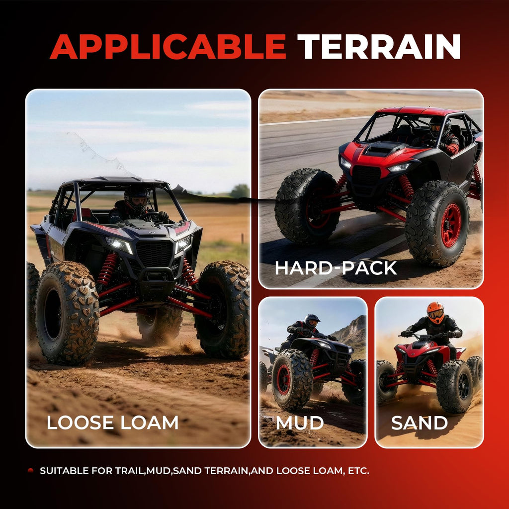 19x7-8 UTV ATV Tires Set of 4 A450595