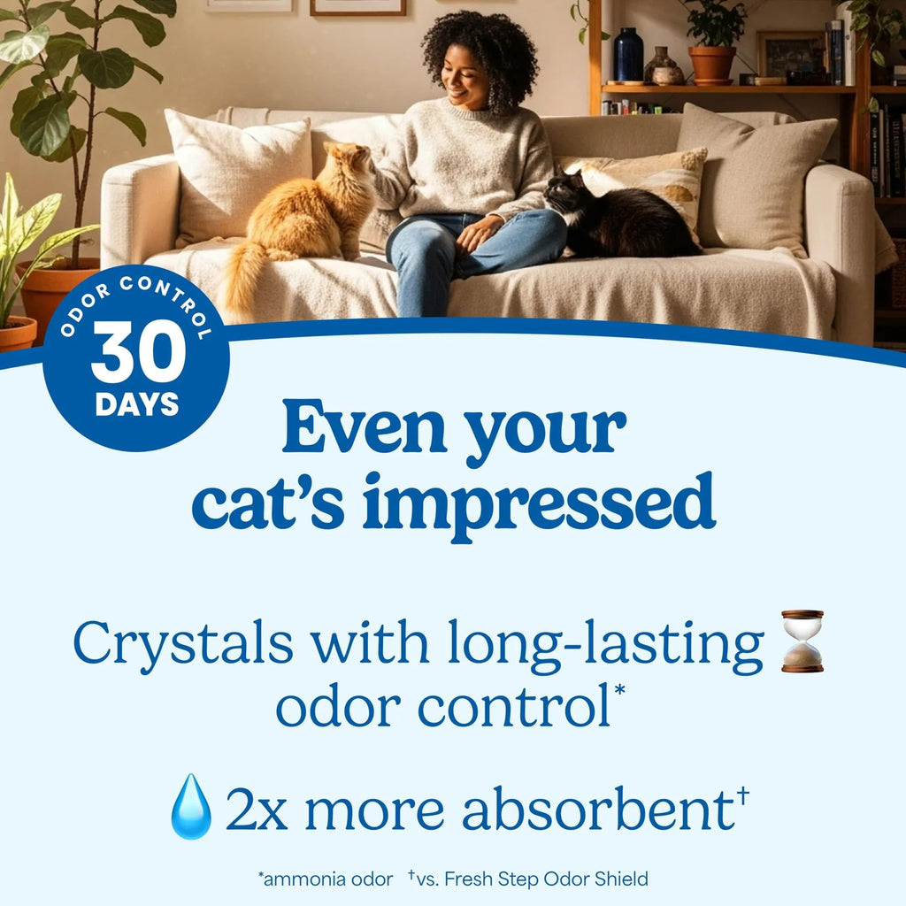 8 lb. 2 Pk Crystal Cat Litter X17609