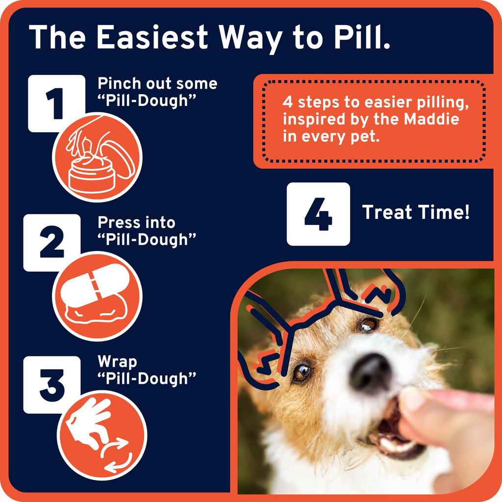 Probiotic Pill-Dough Treat Paste Wrap 3 Pack Bacon P4062