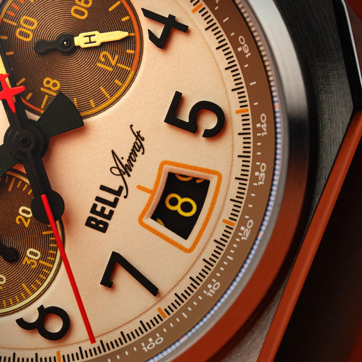 41mm Chronograph Watch with Leather Strap G86915