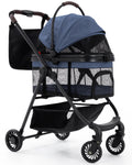 Foldable Pet Stroller with Detachable Carrier G564