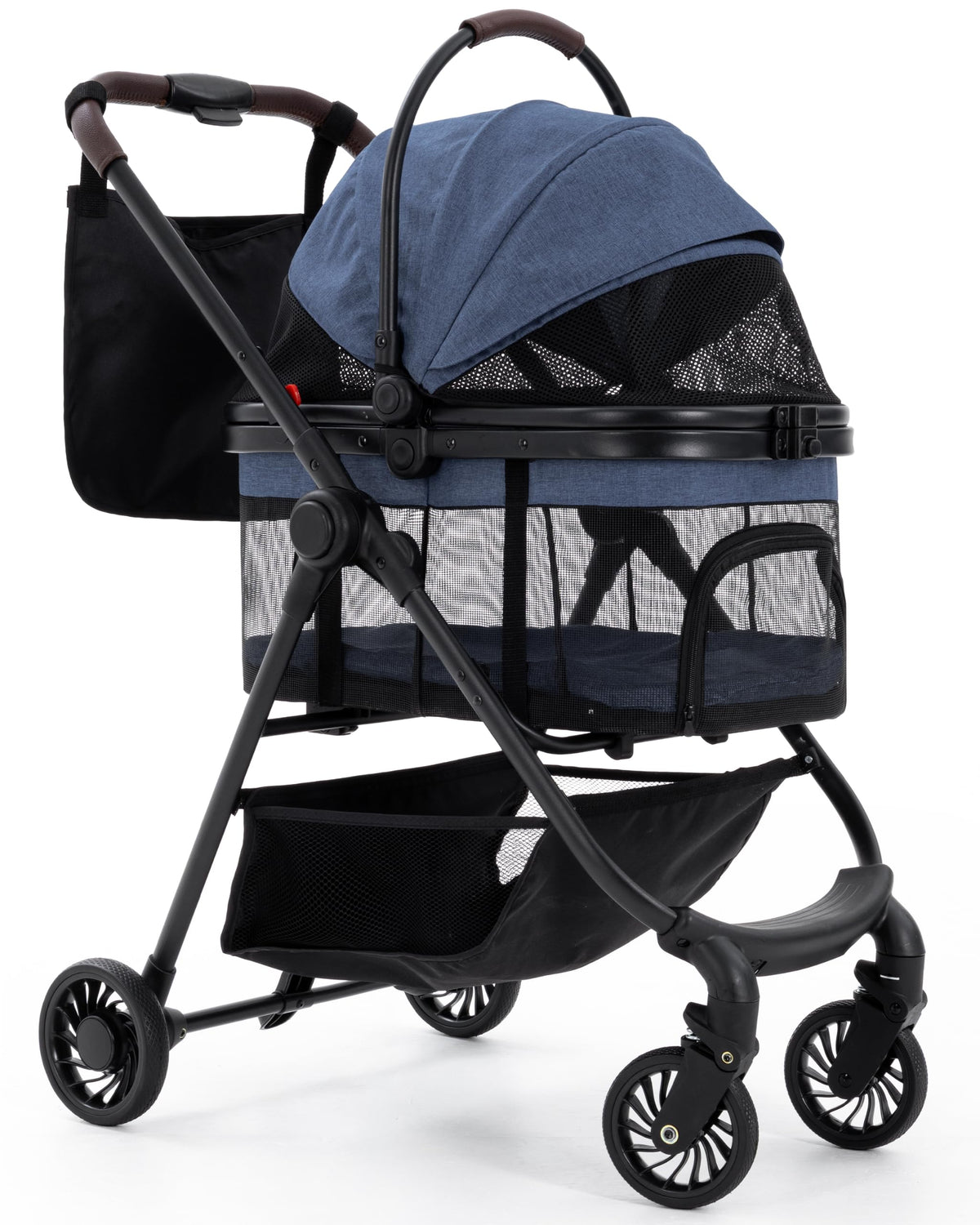 Foldable Pet Stroller with Detachable Carrier G564