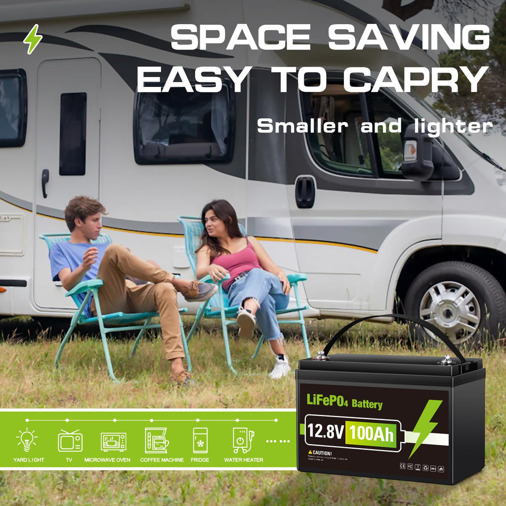 12V 100AH LiFePO4 Lithium Battery X6022